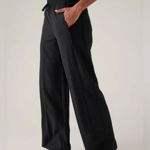 Athleta Black Wide-Leg Pants